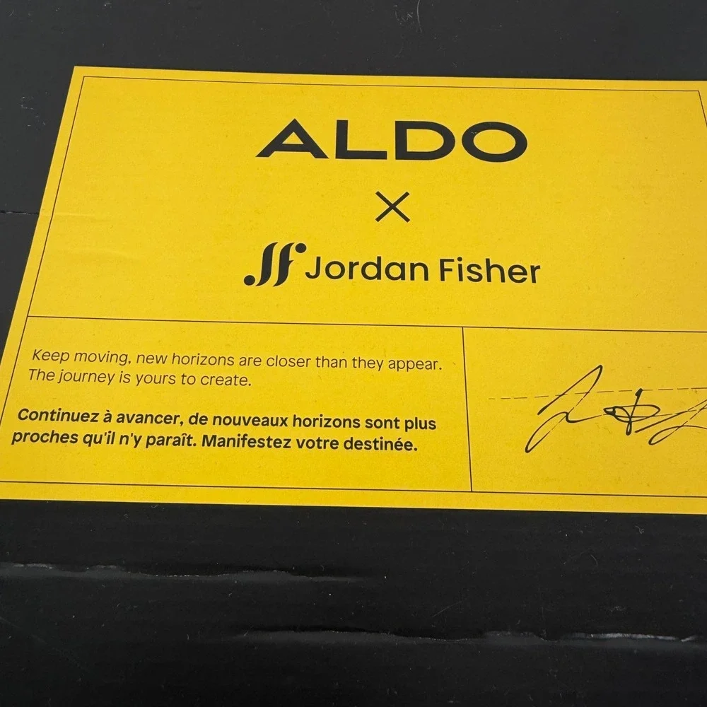 Aldo x Jordan Fisher Kairi Mens Tan Suede Chain Rhinestone Buckle Boots 10.5 NEW